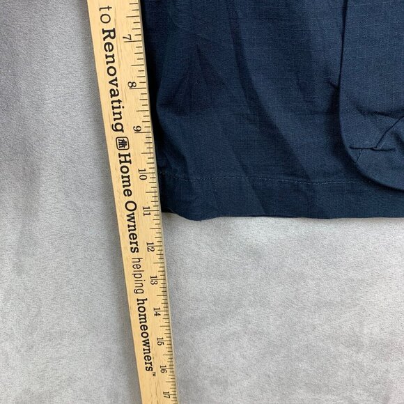 Nike Mens Shorts 30 Blue Navy Cargo Zip Pockets Ripstop Outdoor Hiking Gorpcore - Picture 6 of 9